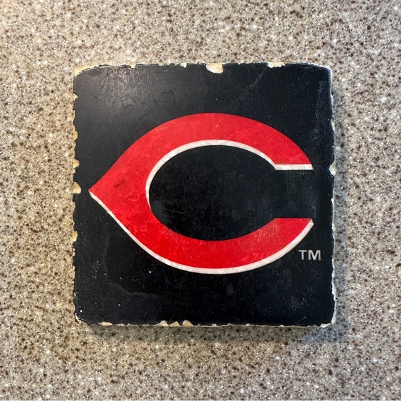Cincinnati Reds Coasters, Set of 4 - Picture 3 of 6